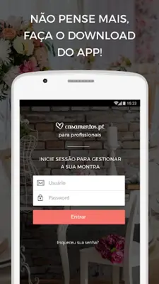 Casamentos.pt para empresas android App screenshot 0