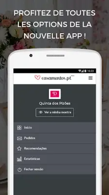 Casamentos.pt para empresas android App screenshot 1