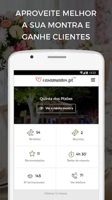 Casamentos.pt para empresas android App screenshot 5